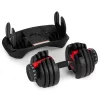 MOVEPRO állítható öntöttvas kézisúlyzó állvánnyal 2.5-24 kg