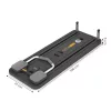 ModernHome összecsukható multifunkciós Pilates Reformer Board LCD kijelzővel és expanderekkel