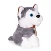 MULTISTORE plüss husky kiskutya táskában, ápolókefével, gyerekeknek