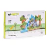 MULTISTORE mágneses építőkocka készlet gyerekeknek, 142 db, kockák és dinoszauruszok