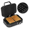 KADEN gofrisütő 2 nagy gofrihoz, tapadásmentes bevonattal, hőmérséklet-szabályozással, 1200W