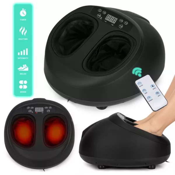 KADEN elektromos lábmasszírozó fűtésfunkcióval, reflexológiával, 3 móddal, távirányítóval, 40W