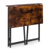 ModernHome összecsukható számítógépasztal 80x45 cm loft stílusban