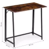 ModernHome összecsukható számítógépasztal 80x45 cm loft stílusban