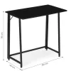 ModernHome összecsukható számítógépasztal 80x45 cm, fekete