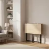 ModernHome összecsukható számítógépasztal 80x45 cm, loft stílusú laptopasztal