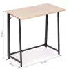 ModernHome összecsukható számítógépasztal 80x45 cm, loft stílusú laptopasztal