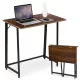 ModernHome összecsukható számítógépasztal 80x45 cm, loft stílusú laptopasztal