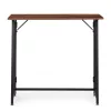 ModernHome összecsukható számítógépasztal 80x45 cm, loft stílusú laptopasztal