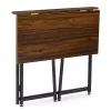 ModernHome összecsukható számítógépasztal 80x45 cm, loft stílusú laptopasztal