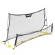 MOVEPRO kétoldalas futball edzőháló lövésgyakorláshoz 220x120 cm