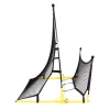 MOVEPRO kétoldalas futball edzőháló lövésgyakorláshoz 220x120 cm