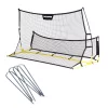 MOVEPRO kétoldalas futball edzőháló lövésgyakorláshoz 220x120 cm