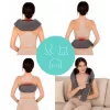KADEN shiatsu nyak- és hátmasszírozó fűthető masszázsövvel, forgó fejekkel, 24W