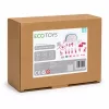 ECOTOYS fa doktor szett gyerekeknek, 26 részes orvosi táskával