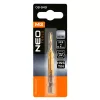 NEO TOOLS Gépi menetfúró, 2az1ben előfúró éllel, HSS-Titán, M3X0,5mm, hatszög szárral 08-949