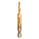 NEO TOOLS Gépi menetfúró, 2az1ben előfúró éllel, HSS-Titán, M4X0,7mm, hatszög szárral 08-951