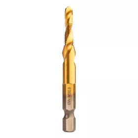   NEO TOOLS Gépi menetfúró, 2az1ben előfúró éllel, HSS-Titán, M5X0,8mm, hatszög szárral 08-952