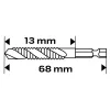 NEO TOOLS Gépi menetfúró, 2az1ben előfúró éllel, HSS-Titán, M6X1mm, hatszög szárral 08-953
