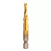 NEO TOOLS Gépi menetfúró készlet, 2az1ben előfúró éllel, HSS-Titán, M3-M10, 6db, hatszög szárral 08-959