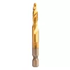 NEO TOOLS Gépi menetfúró készlet, 2az1ben előfúró éllel, HSS-Titán, M3-M10, 6db, hatszög szárral 08-959