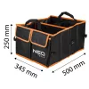 NEO TOOLS Autós rendszereződoboz, csomagtartóba, összecsukható, H25 méret 10-651