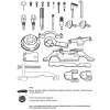 NEO TOOLS Vezérműtengely blokkoló készlet, Opel dízelmotorokhoz 11-330