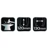 NEO TOOLS CSAPÁGYLEHÚZÓ 120x130mm, kétkörmös 11-867