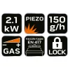 NEO TOOLS Gázfőző, 227gr-os patronhoz 20-050