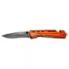 NEO TOOLS Összecsukható kés, 11,5cm, retesszel és szíjvágó pengével, penge: 8.5cm 63-026