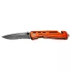 NEO TOOLS Összecsukható kés, 11,5cm, retesszel és szíjvágó pengével, penge: 8.5cm 63-026