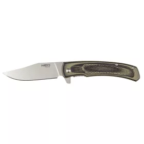   NEO TOOLS Összecsukható kés 17.5cm, rozsdamentes acél, penge: 8cm, a penge hosszabbítható 63-114