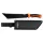 NEO TOOLS Bozótvágó kés, 40cm, rozsdamentes acél, kétkomponensű fogantyú TPR+PP, fűrész funkció, penge: 25.5cm, tokkal 63-117