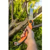 NEO TOOLS Túlélő kézifűrész, 21cm, összecsukható, Penge vastagság 0,85mm, 66HRC, 3 soros pengefelépítés 63-120