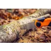 NEO TOOLS Túlélő kézifűrész, 21cm, összecsukható, Penge vastagság 0,85mm, 66HRC, 3 soros pengefelépítés 63-120