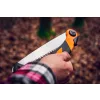 NEO TOOLS Túlélő kézifűrész, 21cm, összecsukható, Penge vastagság 0,85mm, 66HRC, 3 soros pengefelépítés 63-120