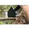 NEO TOOLS Multifunkciós túlélő tábori ásó, 63cm, ásó, fűrész, csákány, palacknyitó, kovakő, kés, üvegtörő, síp 63-122