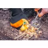 NEO TOOLS Multifunkciós túlélő tábori ásó, 63cm, ásó, fűrész, csákány, palacknyitó, kovakő, kés, üvegtörő, síp 63-122