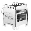 NEO TOOLS Kemping tűzhely, összecsukható, rozsdamentes acél, 16*11.5/12.8cm, súly 369g, szövet tokkal 63-126