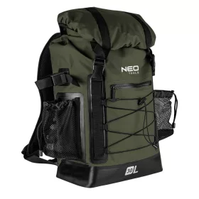   NEO TOOLS Vízálló hátizsák 600D, 30L, 32x63x18cm, sötétzöld 63-131