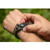 NEO TOOLS Túlélő karkötő 5 az 1-ben: 3.5m paracord(250kg-ig), kovakő, iránytű, kés, síp, zöld, szélessége 26mm 63-140