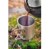 NEO TOOLS Kemping bögre 320ml, duppla fal, behajtható fogantyú 63-150