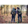 NEO TOOLS Túra hátizsák, 600D poliész, 40L, 4a 1ben: hátizsák, 2 kis oldaltáska, 1 közepes táska, sötétzöld 84-326