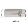 NEO TOOLS Gyújtógyertyakulcs 1/2"16mm, Mágneses, Spline 25 év garanciával 08-090