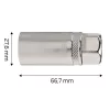 NEO TOOLS Gyújtógyertyakulcs 1/2"21mm, Mágneses, Spline 25 év garanciával 08-091