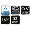 NEO TOOLS Gyújtógyertyakulcs 1/2"21mm, Mágneses, Spline 25 év garanciával 08-091