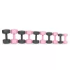 Hatszögletű kézisúlyzó szett 2x4 kg, edzősúlyok, pink, ModernHome