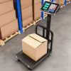 Elektronikus mérleg 200 kg, raktári, bolti, platformos, teher, ipari, LCD