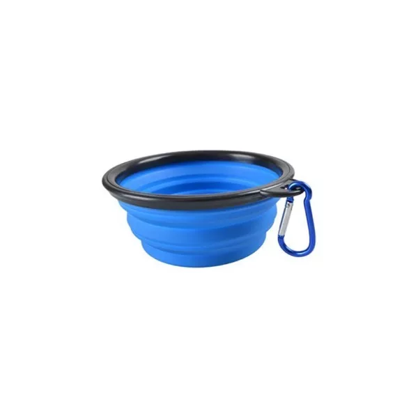 Latex hordozható etető és itató tál kutyáknak (350ML)