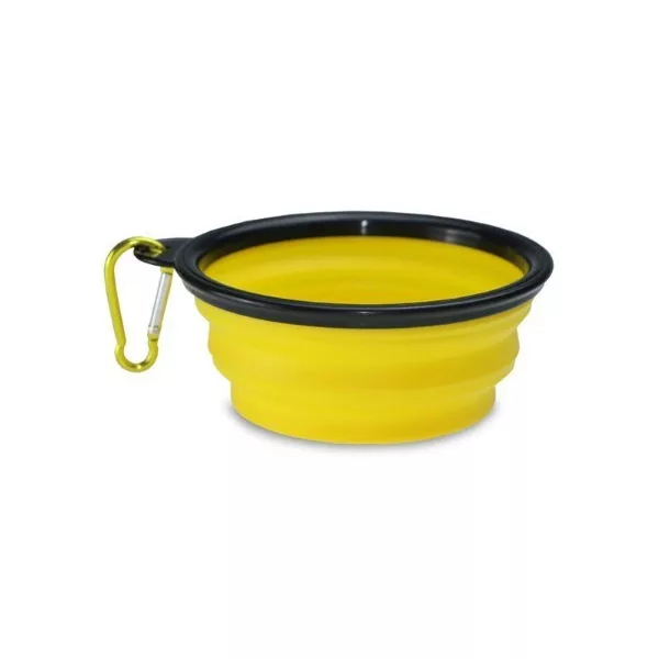 Latex hordozható etető és itató tál kutyáknak (350ML)